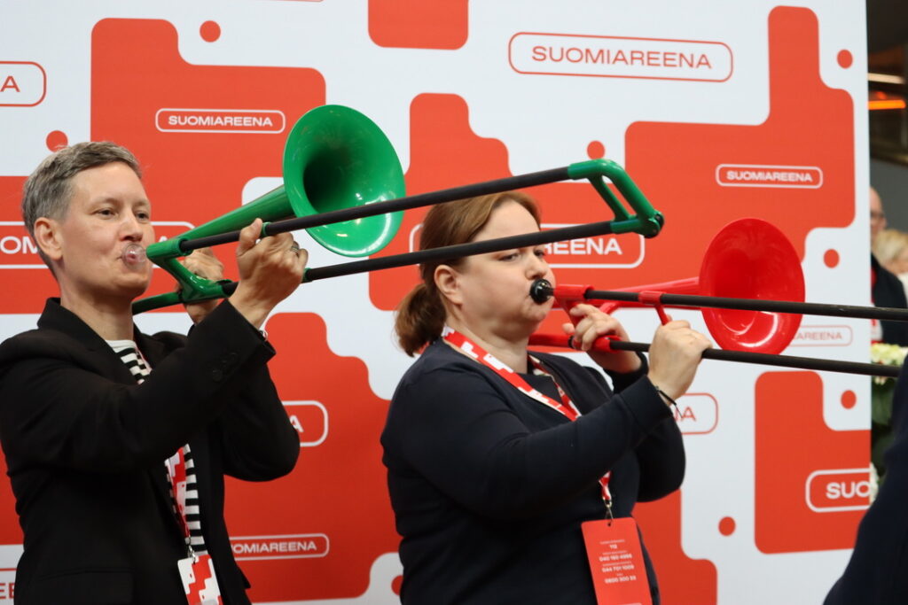 Anna Moring ja Krista Kiuru Porissa